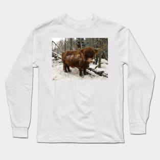 Scottish Highland Cattle Cow 2187 Long Sleeve T-Shirt